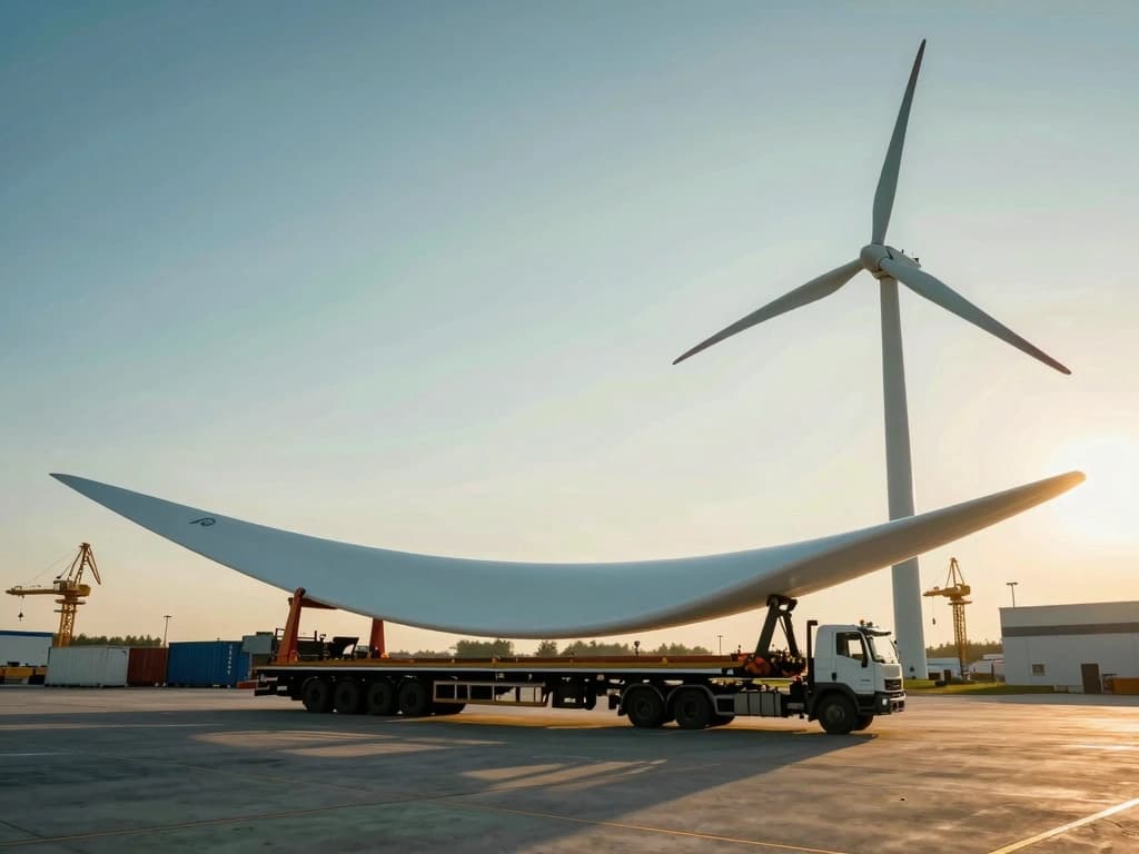 Optimizing Wind Turbine Blade Transportation Logistics for Efficiency